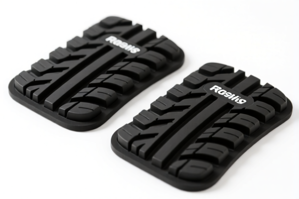 Rubber tire cushion pads