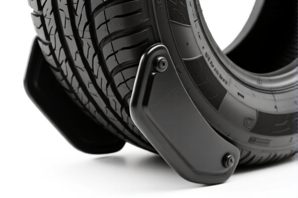 Rubber tire flaps