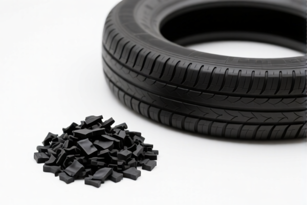 Rubber tire retreading material