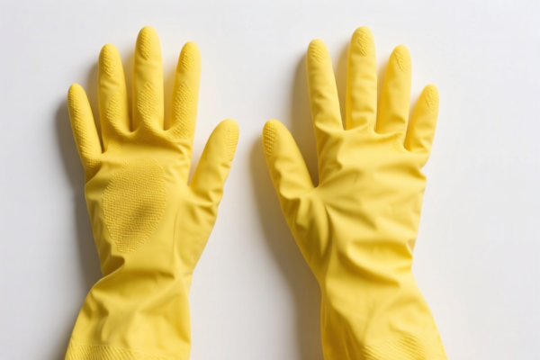 Rubber Gloves (Not of Hard Rubber)