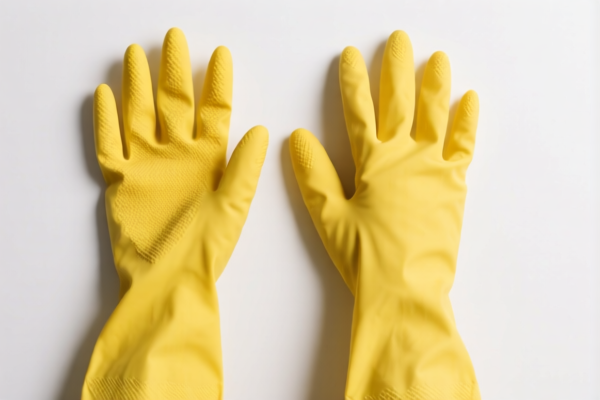 Rubber Gloves (Not of Hard Rubber)