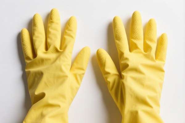 Rubber Gloves (Not of Hard Rubber)