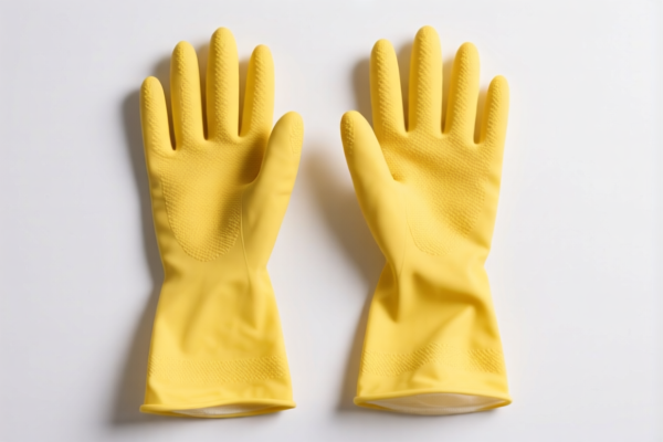 Rubber Short Sleeve Gloves