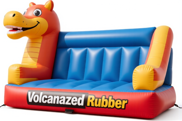 Inflatable vulcanized rubber advertising models