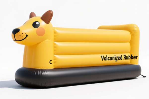 Inflatable vulcanized rubber advertising models