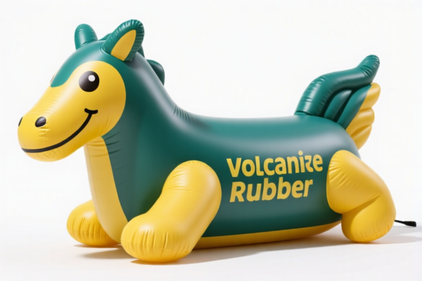 Inflatable vulcanized rubber advertising models