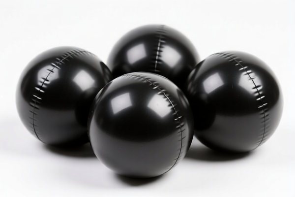Inflatable vulcanized rubber balls