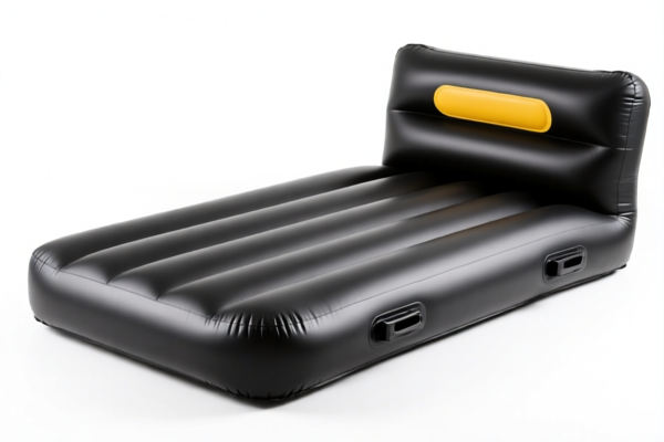 Inflatable vulcanized rubber beds