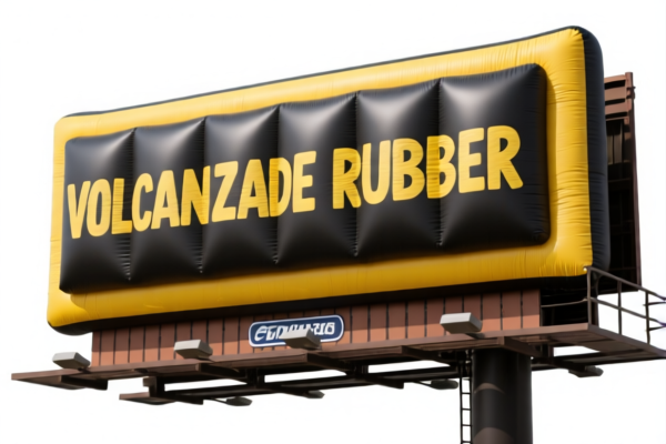 Inflatable vulcanized rubber billboards