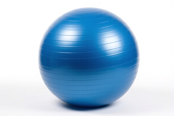Inflatable vulcanized rubber fitness balls
