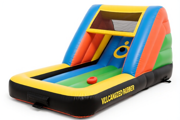 Inflatable vulcanized rubber game equipment
