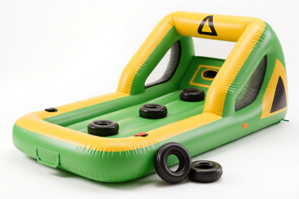 Inflatable vulcanized rubber game equipment