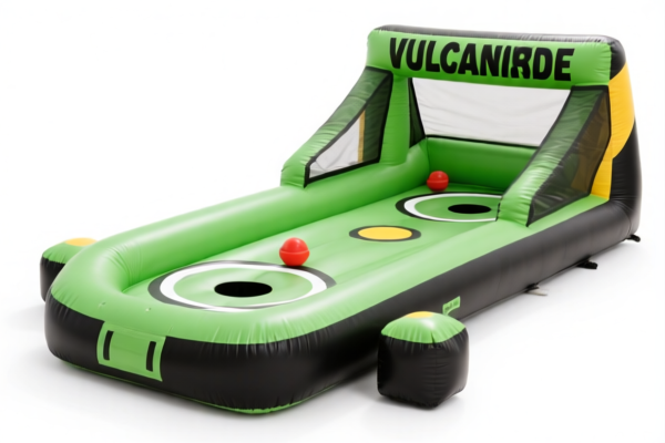 Inflatable vulcanized rubber game equipment
