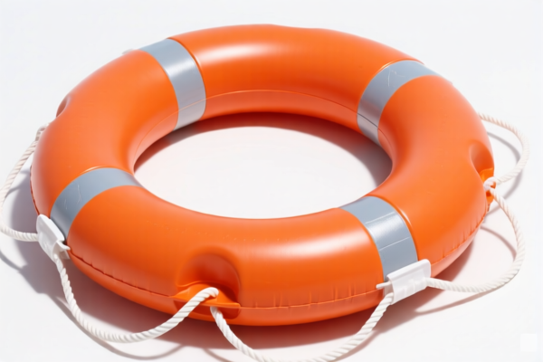 Inflatable vulcanized rubber life buoys