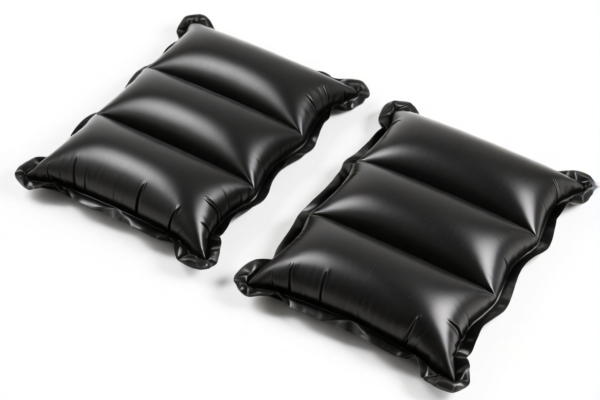 Inflatable vulcanized rubber protective pads