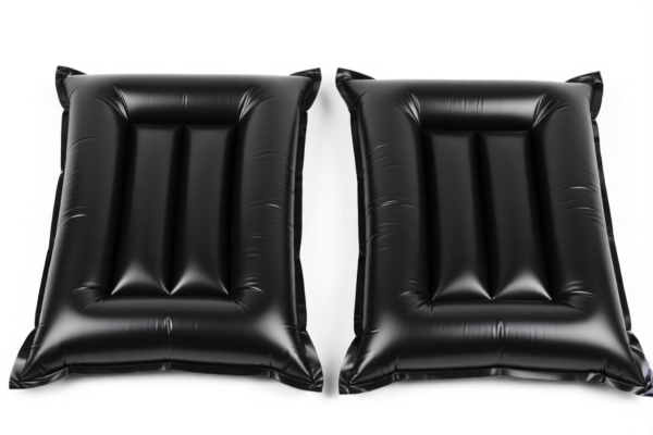 Inflatable vulcanized rubber protective pads