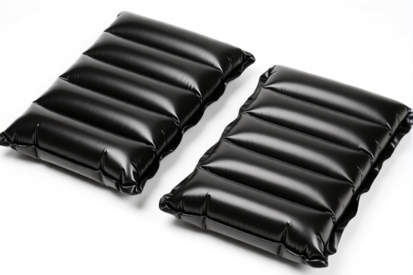 Inflatable vulcanized rubber protective pads