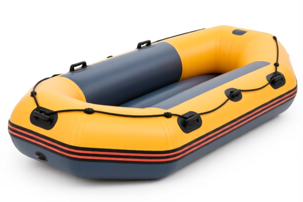 Inflatable vulcanized rubber rafts