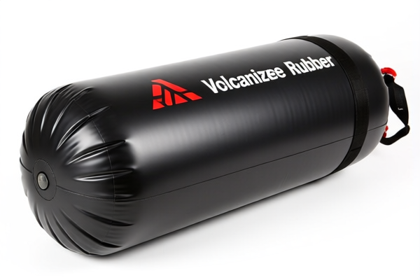 Inflatable vulcanized rubber test airbags