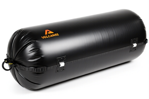 Inflatable vulcanized rubber test airbags