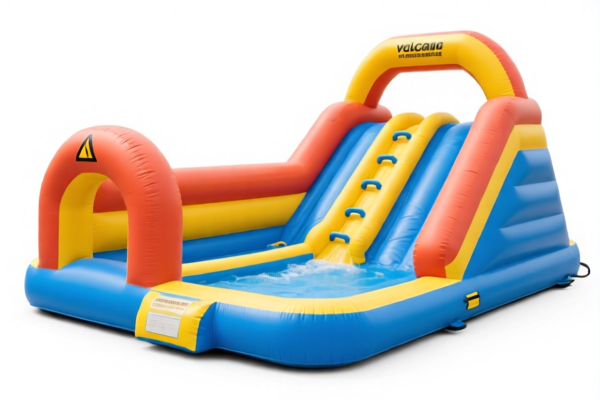 Inflatable vulcanized rubber water park equipment