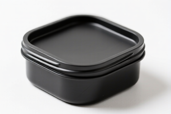 Vulcanized rubber customizable packaging container