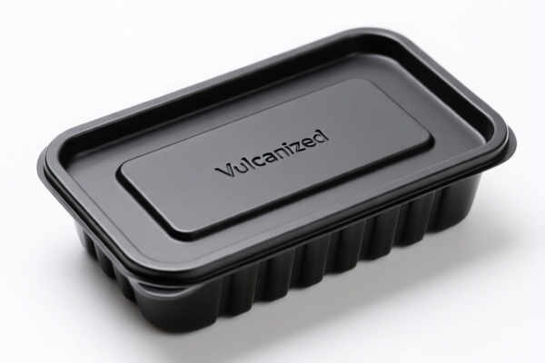 Vulcanized rubber frozen packaging container