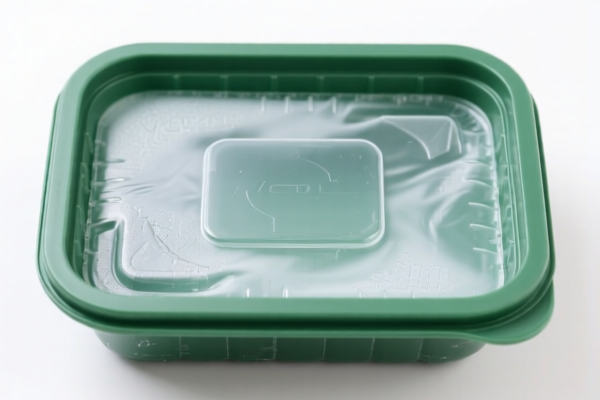 Vulcanized rubber frozen packaging container