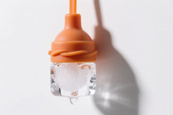 Ice hanging device