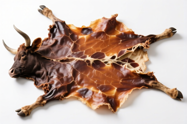 Image for Dry salted raw bovine hides for leather goods