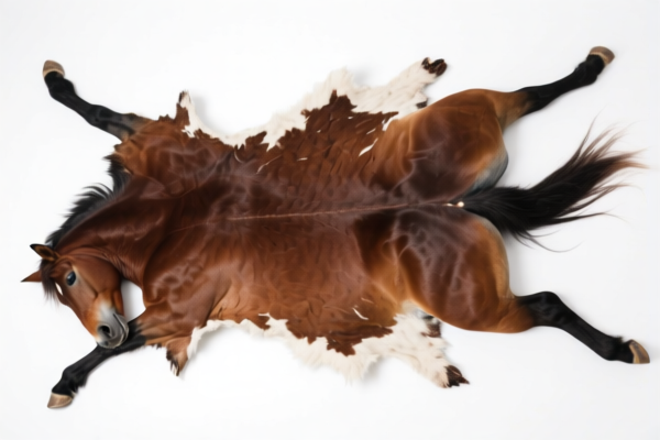 Unsplit Raw Equine Hide