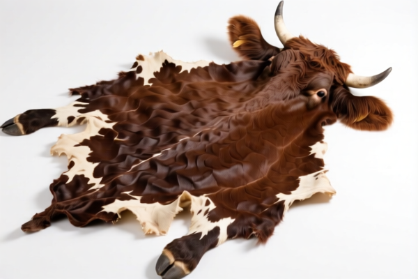 Image for Raw bovine (including buffalo) hides and skins, whole, unsplit, not exceeding 8 kg per skin (air dried), 10 kg (dry salted), or 16 kg (fresh/wet salted/otherwise preserved), other   Leather for furniture