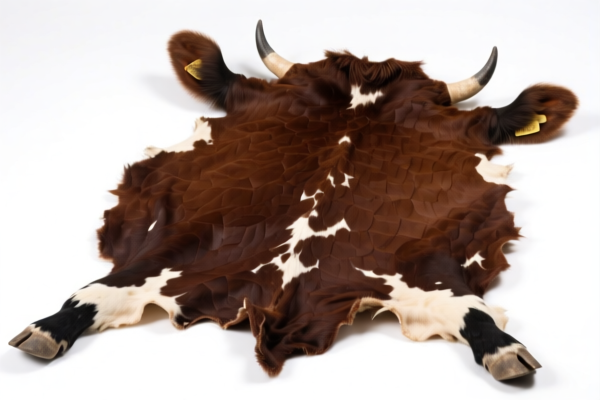 Raw bovine hides for leather manufacturing