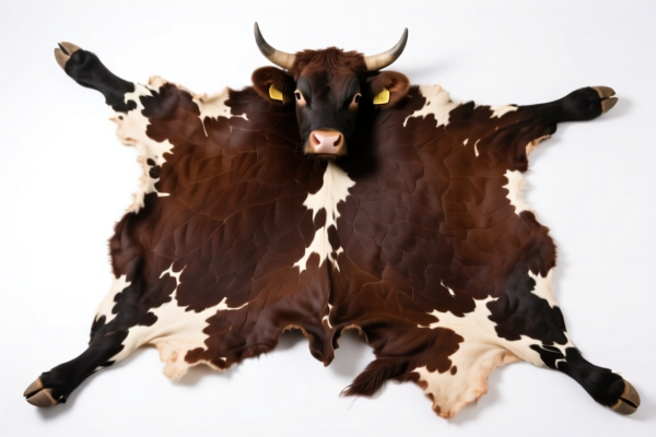 Raw bovine hides for leather manufacturing