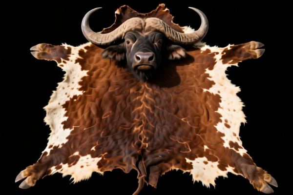 Otherwise Preserved Buffalo Hide