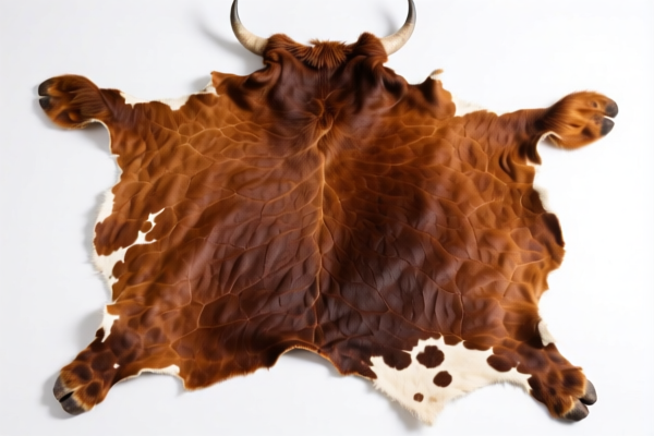 Raw bovine (including buffalo) hides, whole, weight over 16 kg, vegetable pretanned leather