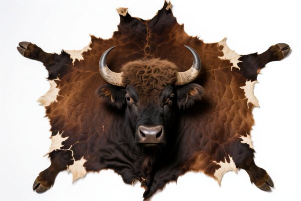 Buffalo Hide Preserved by Other Methods