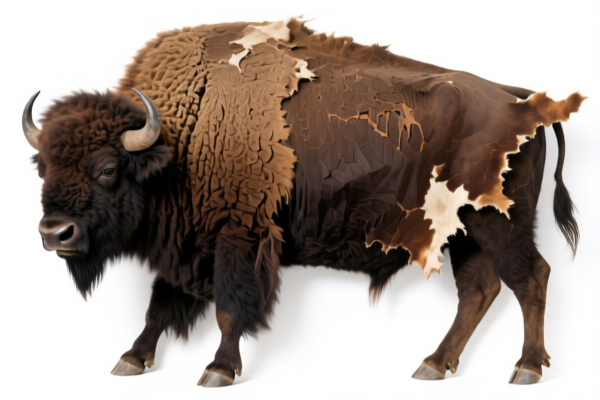 Buffalo Hide Preserved by Other Methods