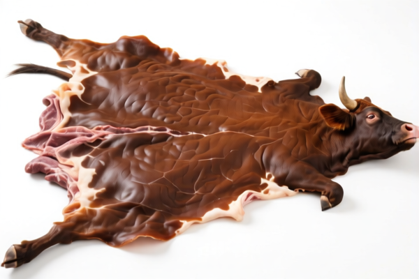 Raw Bovine Belly Hide (Not Tanned)