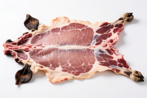 Raw Bovine Belly Hide (Not Tanned)