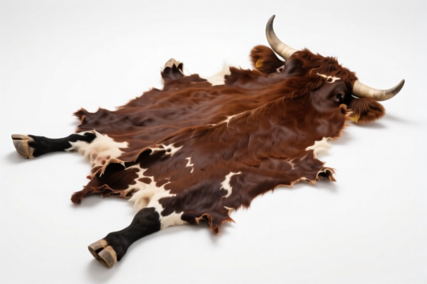 Raw Bovine Hide for Handicrafts (Not Tanned)