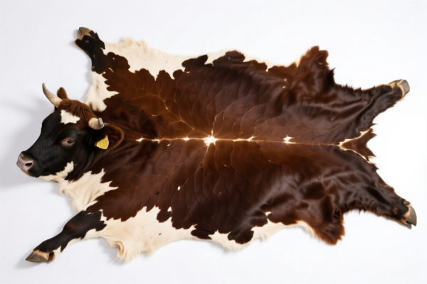 Raw Bovine Hide for Leather Goods (Not Tanned)