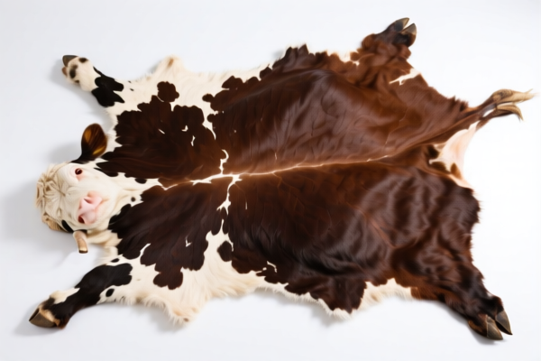 Raw Bovine Hide for Leather Goods (Not Tanned)