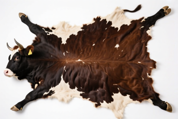 Raw Bovine Hide for Leather Restoration (Not Tanned)
