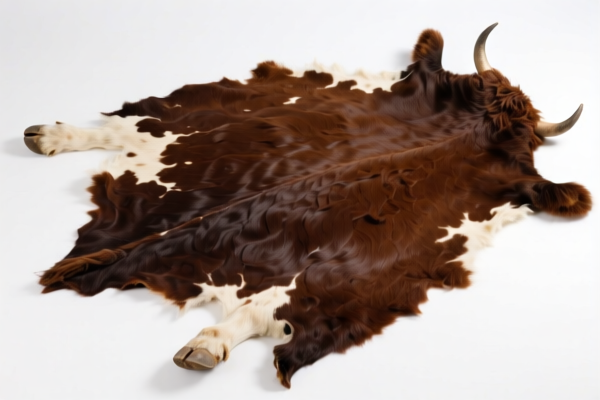 Raw Bovine Hide for Leather Restoration (Not Tanned)