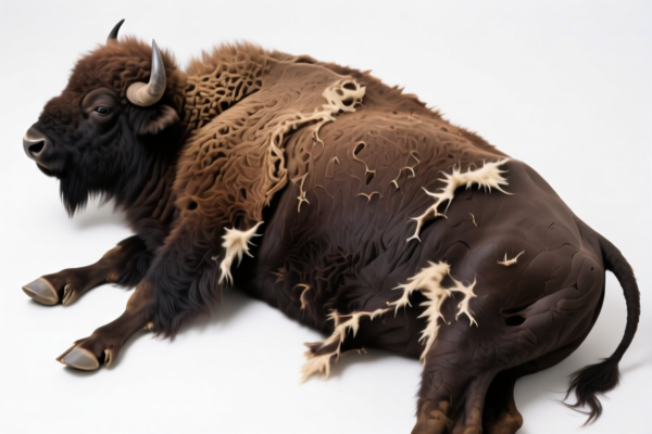Buffalo Dehaired Hide