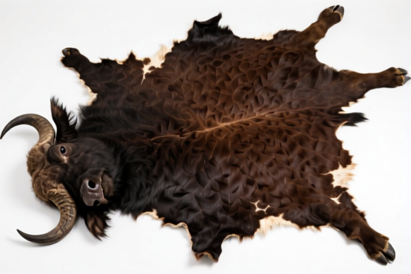 Otherwise Preserved Buffalo Hide