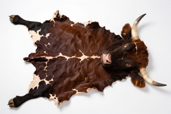 Industrial raw bovine hides