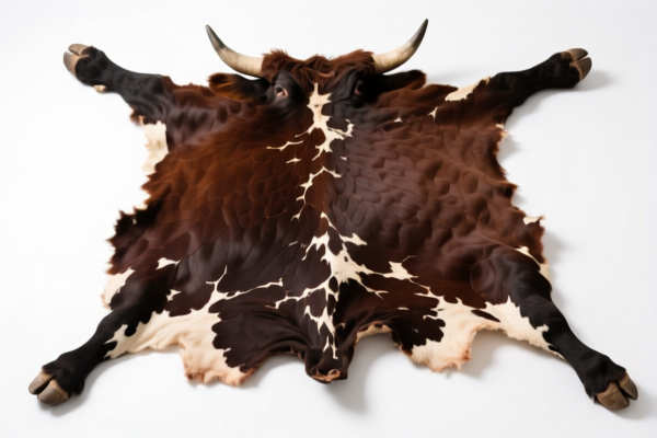 Industrial raw bovine hides