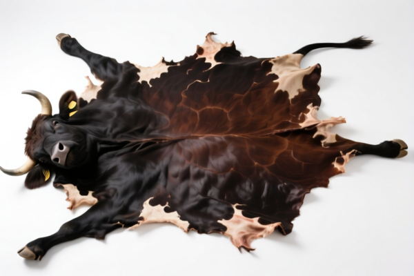 Industrial raw bovine hides